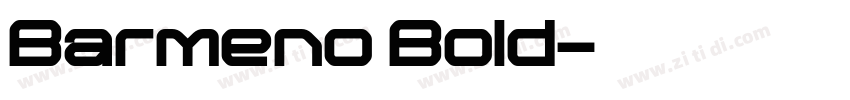 Barmeno Bold字体转换